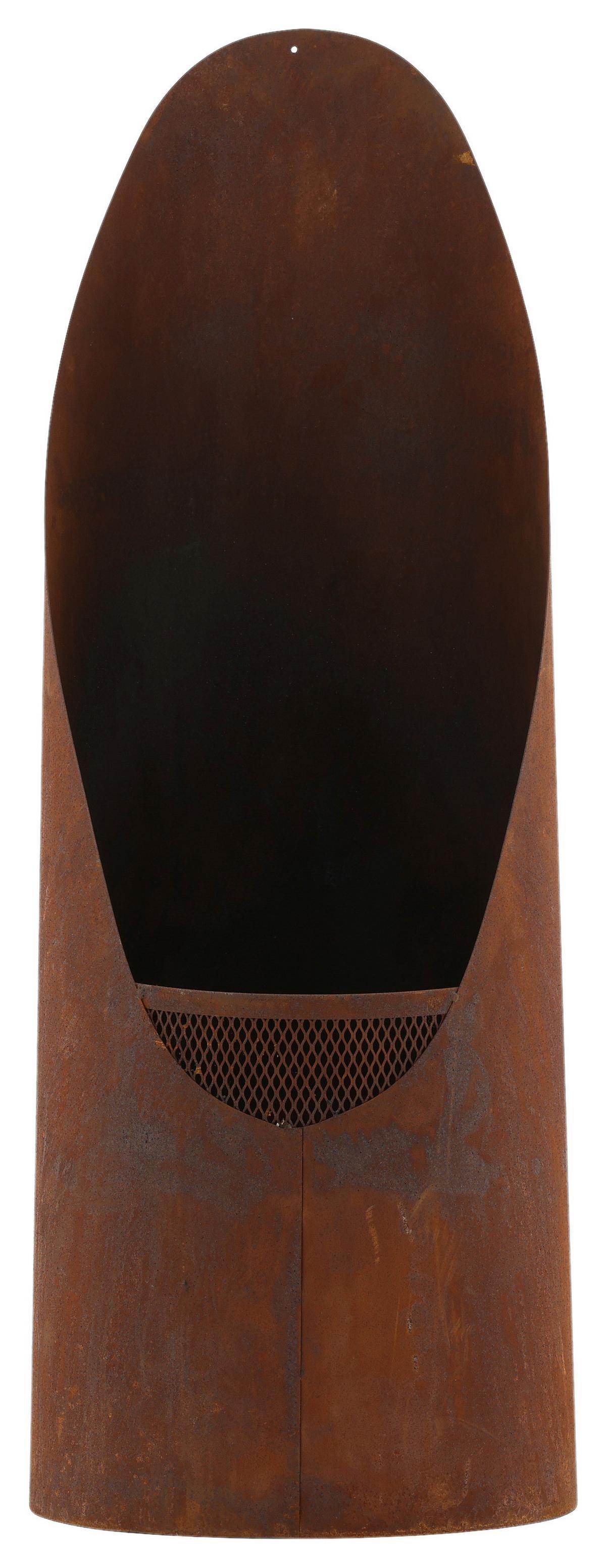 Feuerkorb Bastian ca. 37x100x37 cm Dunkelorange - Dunkelorange, KONVENTIONELL, Metall (37/100/37cm) - Gardenson