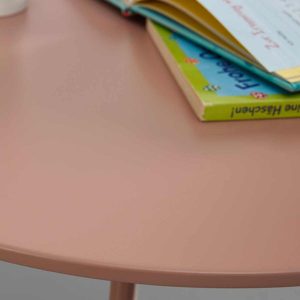 Kindersitzgruppe Casey Rosa Kunststoff/Metall - Rosa, MODERN, Kunststoff/Metall (60/56/60cm) - Bessagi Kids