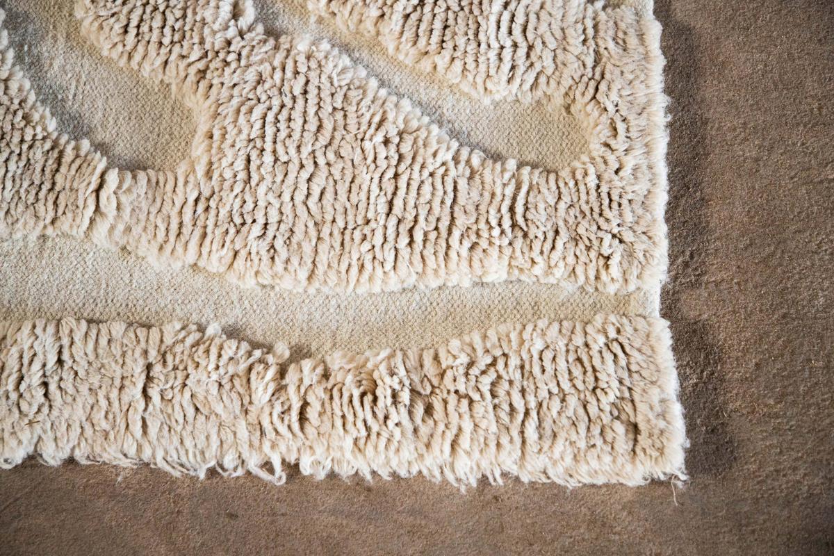 HOCHFLORTEPPICH TRONDHEIM - Beige/Weiß, LIFESTYLE, Textil (170/240cm) - P & B