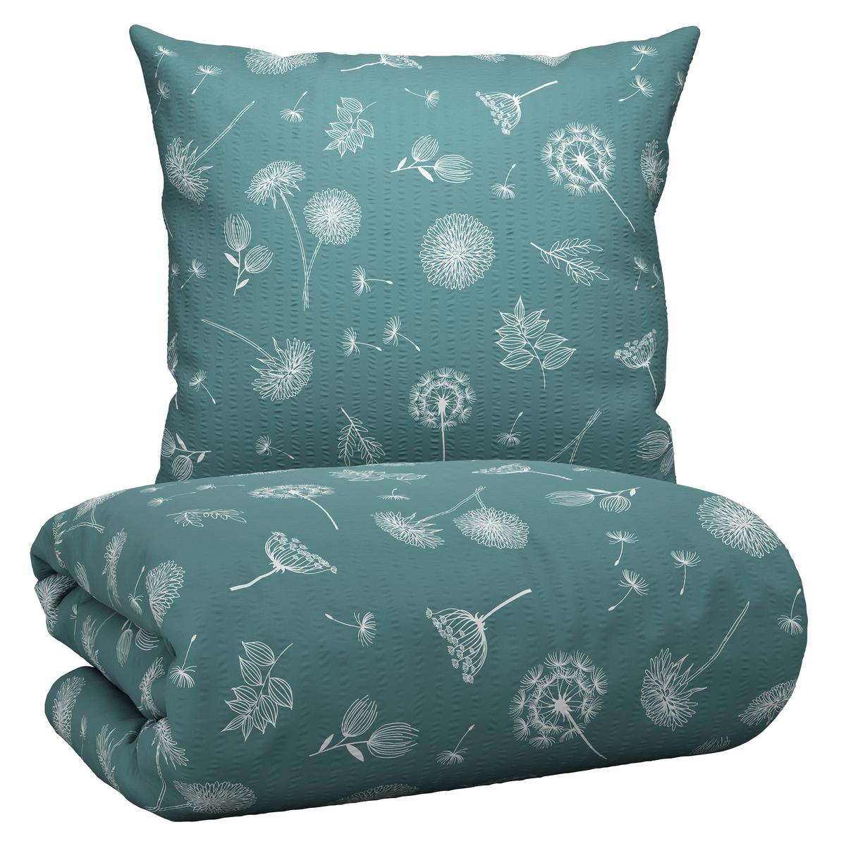 Bettwäsche Pusteblume XL Blau ca. 155x220cm - Blau, KONVENTIONELL, Textil (155/220cm) - Modern Living