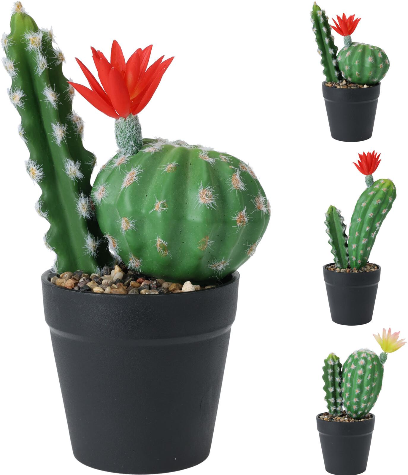 Kaktusz Cactus - zöld, műanyag (8,5/25cm)