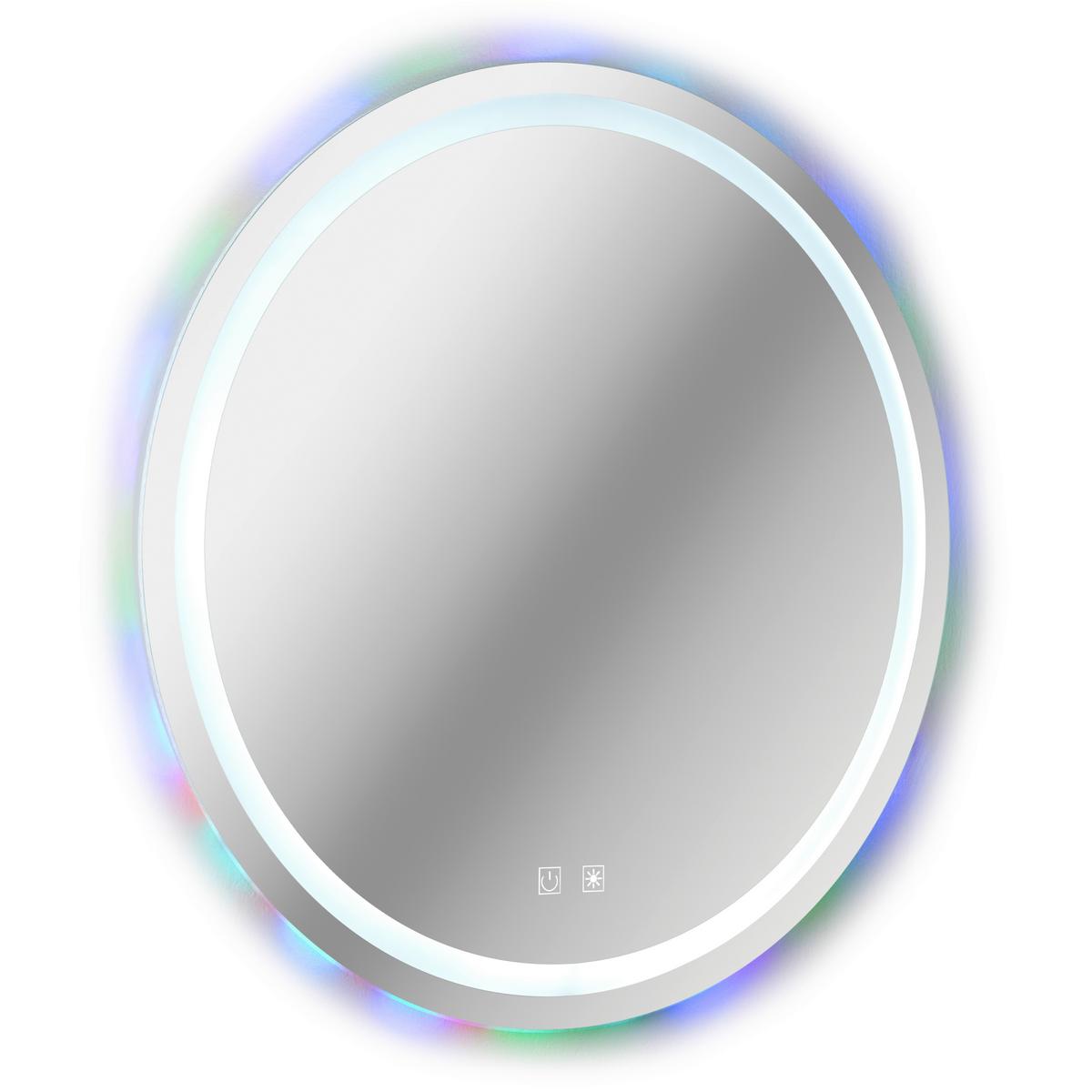 Ogledalo Z Osvetlitvijo Bob - Moderno, steklo (75cm) - Mömax