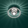 Deckenleuchte Gabriella - Nickelfarben, MODERN, Glas/Metall (17/9cm) - MODERN LIVING