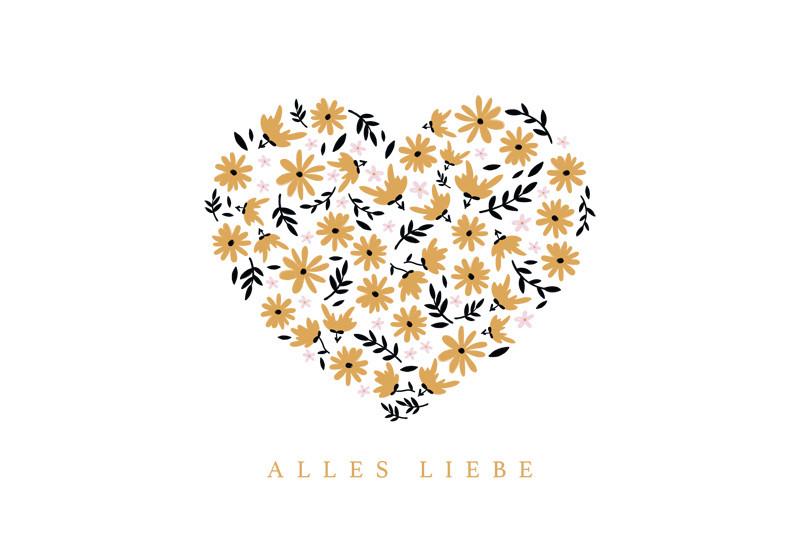 Glückwunschkarte Edelschwarz Multicolor - Basics, Papier (18/13cm)