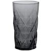 Longdrinkglas Black Skye in Dunkelgrau - Dunkelgrau, Modern, Glas (8,1/13,5cm) - Premium Living