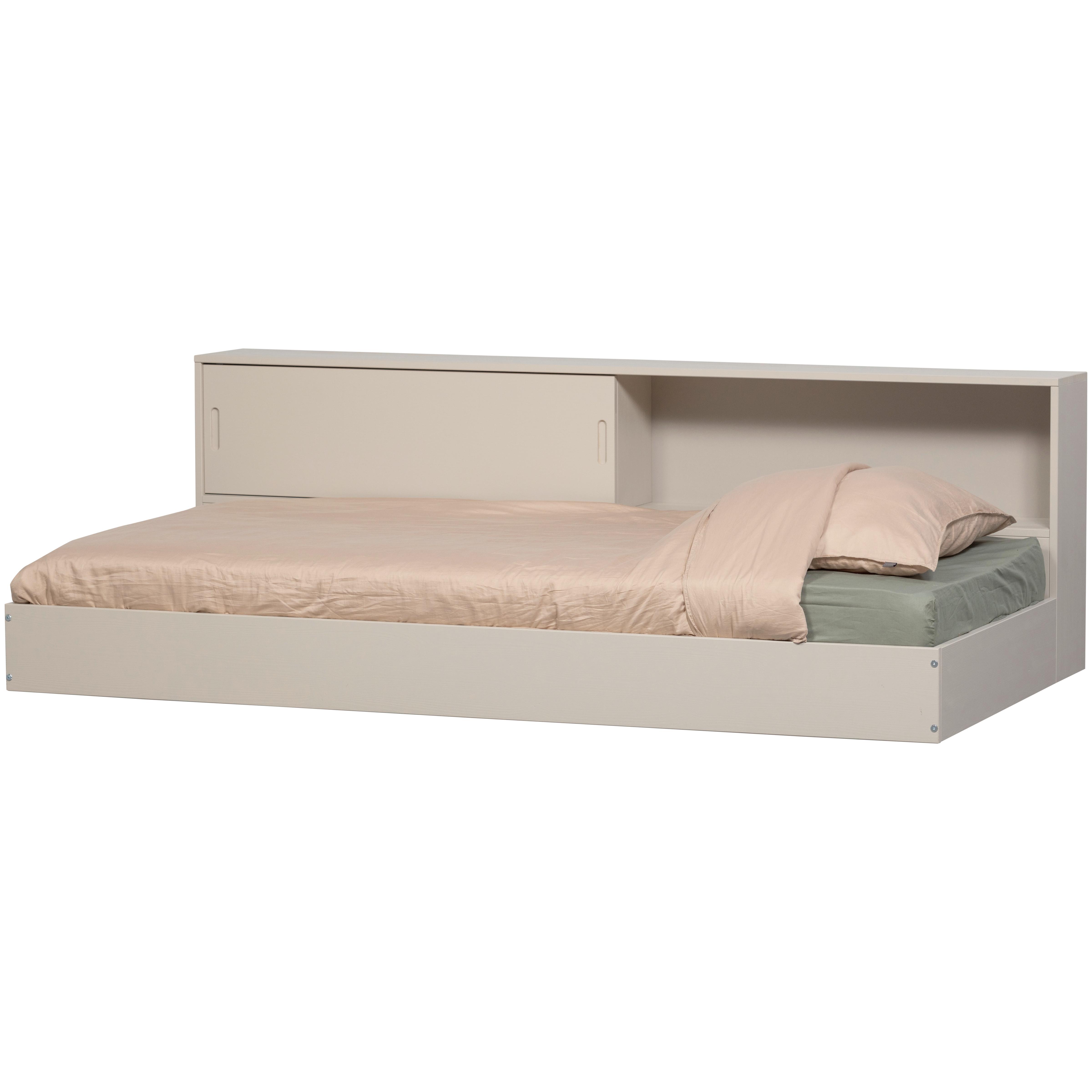 Bodenbett Carter Grau ca. 90x200 cm - Grau, Basics, Holz (90/200cm) - MID.YOU