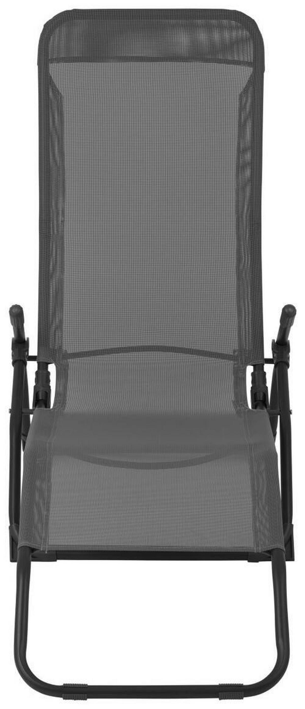 Șezlong Georg - antracit, Modern, plastic/textil (145/98/59cm) - Mömax