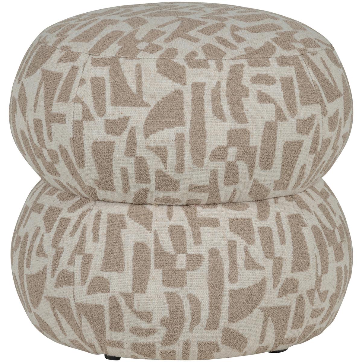 Pouf Anic Sandfarben - Sandfarben, Design, Textil (43/40/43cm) - Livetastic