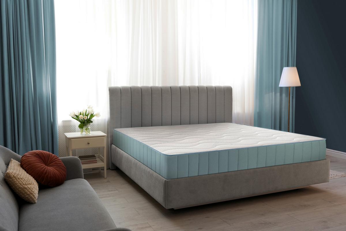 Táskarugós Matrac 180/200cm Bedora Ice Touch Spring - fehér, Modern, textil (180/200cm)