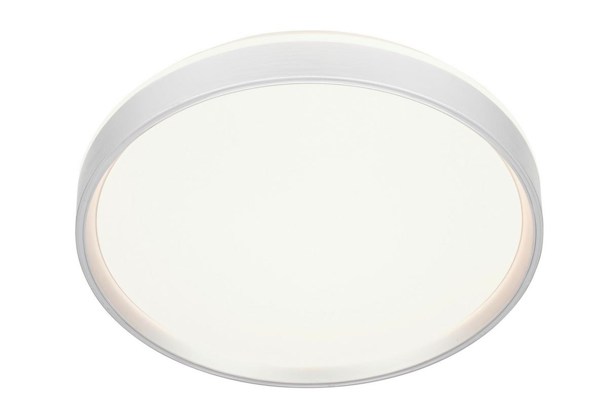 LAMPA SUFITOWA LED MESSINA *SBN* - biały/kolor aluminiowy, Trend, tworzywo sztuczne/metal (38cm) - Novel
