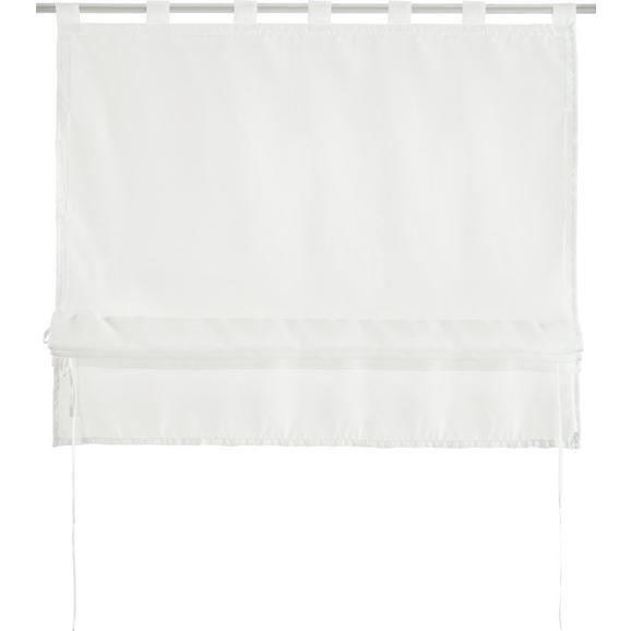 Storuri Romane Nina - alb, textil (100/140cm) - Modern Living