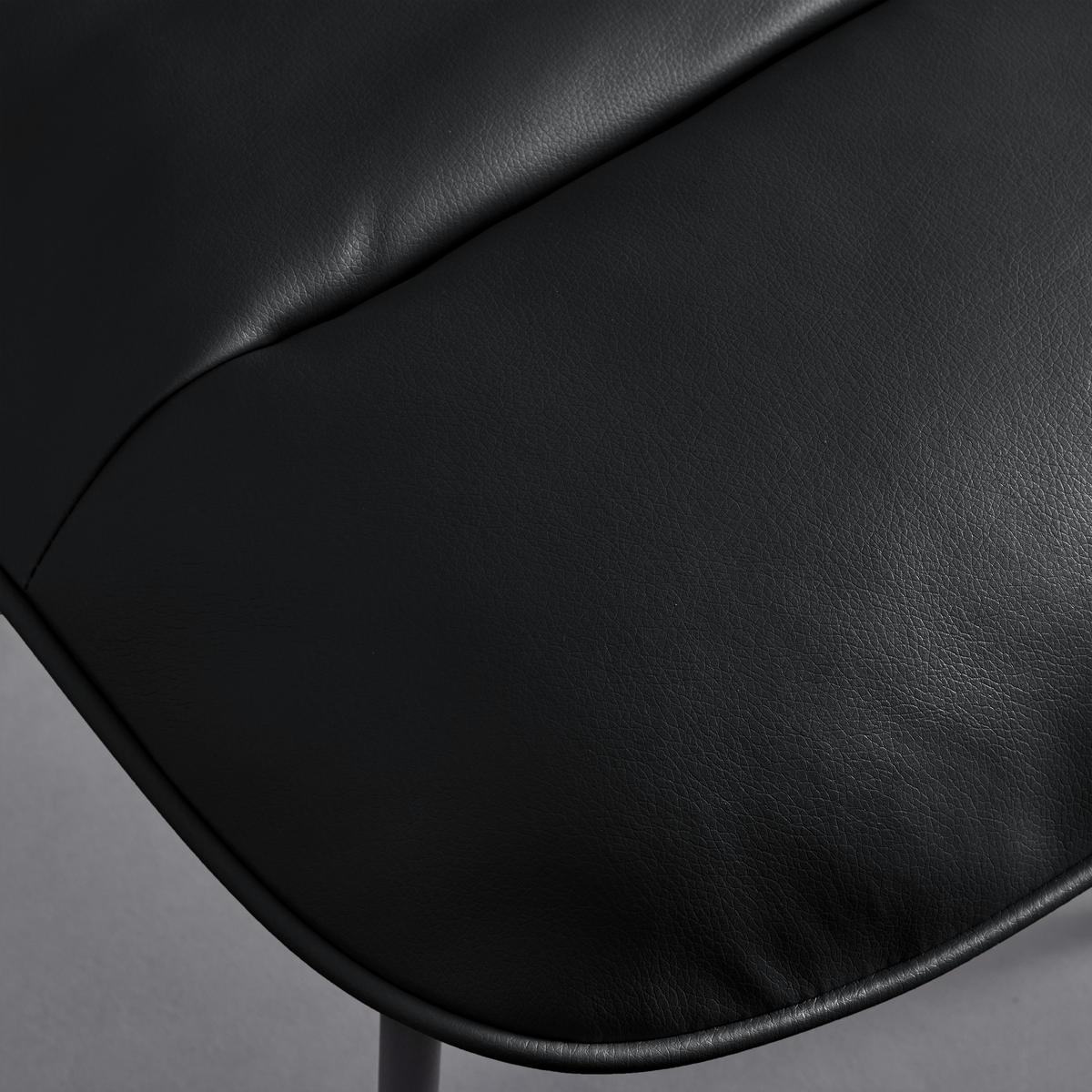 KRZESŁO ELLIS - czarny, Modern, metal/drewno (43/80/50cm) - Bessagi Home