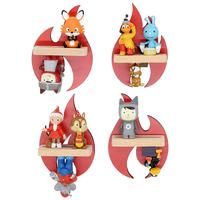 KINDERREGAL BOARTI - Rot, Modern, Holzwerkstoff (11/16/5cm) - MID.YOU