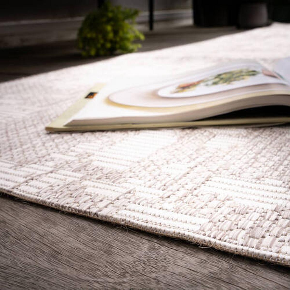 Flachwebeteppich My Tallinn 542 - Taupe, Design, Textil (200/290cm)
