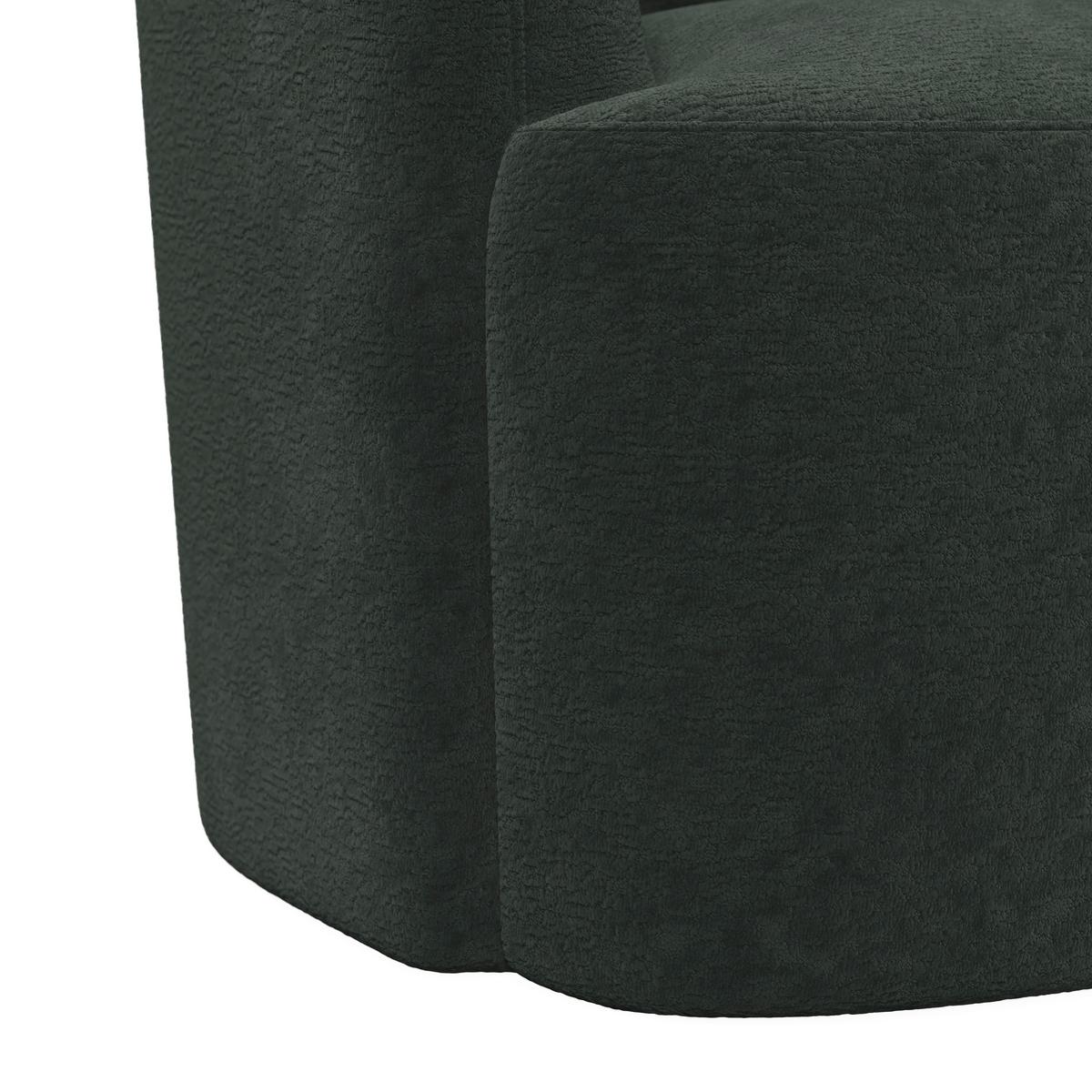 Trosed Julie, Zelena - zelena, Moderno, tekstil/les (180/68/82cm)