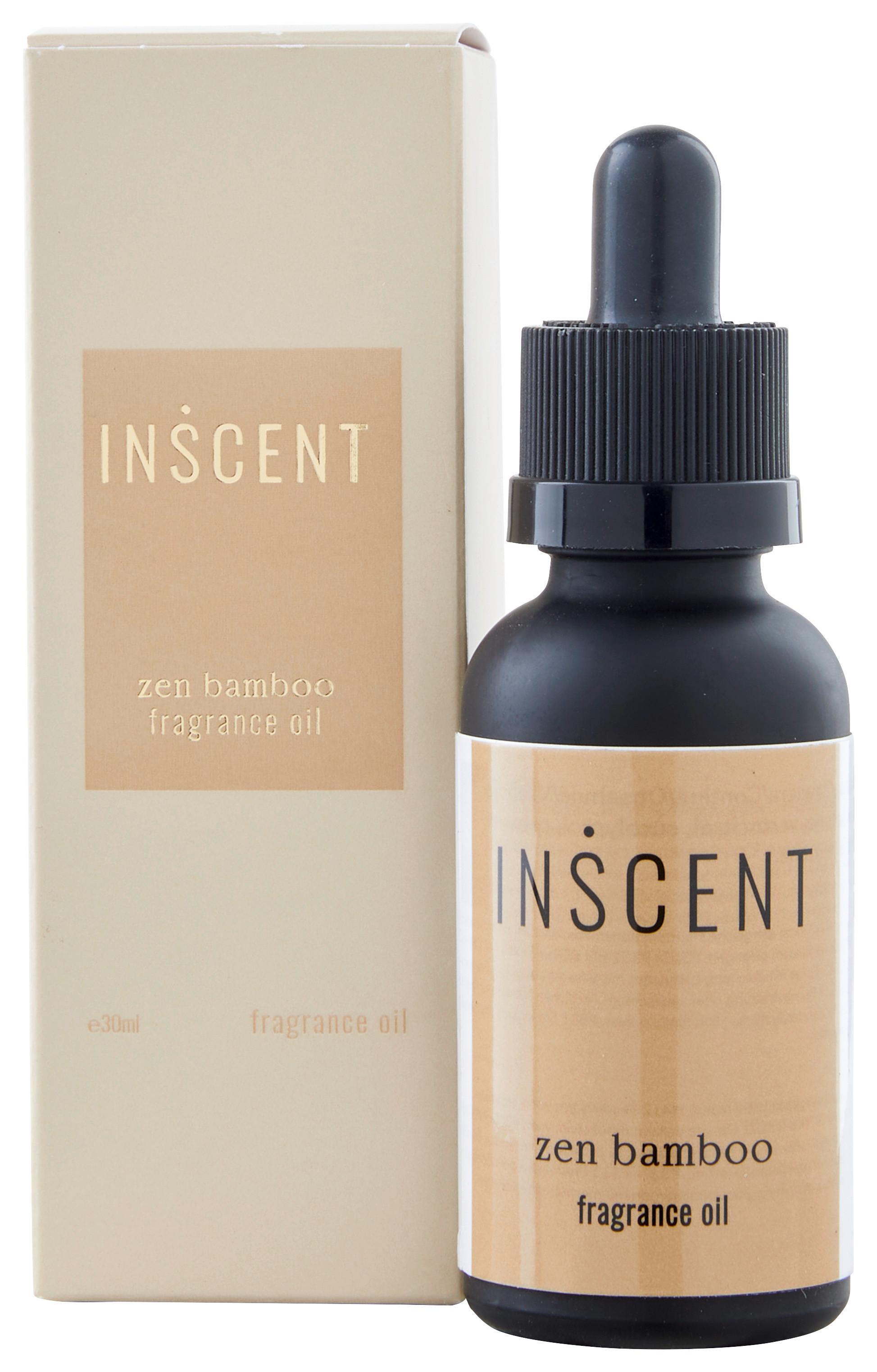 Illóolaj Zen Bamboo - krémszínű/fekete, Design, Üveg (30ml) - Inscent