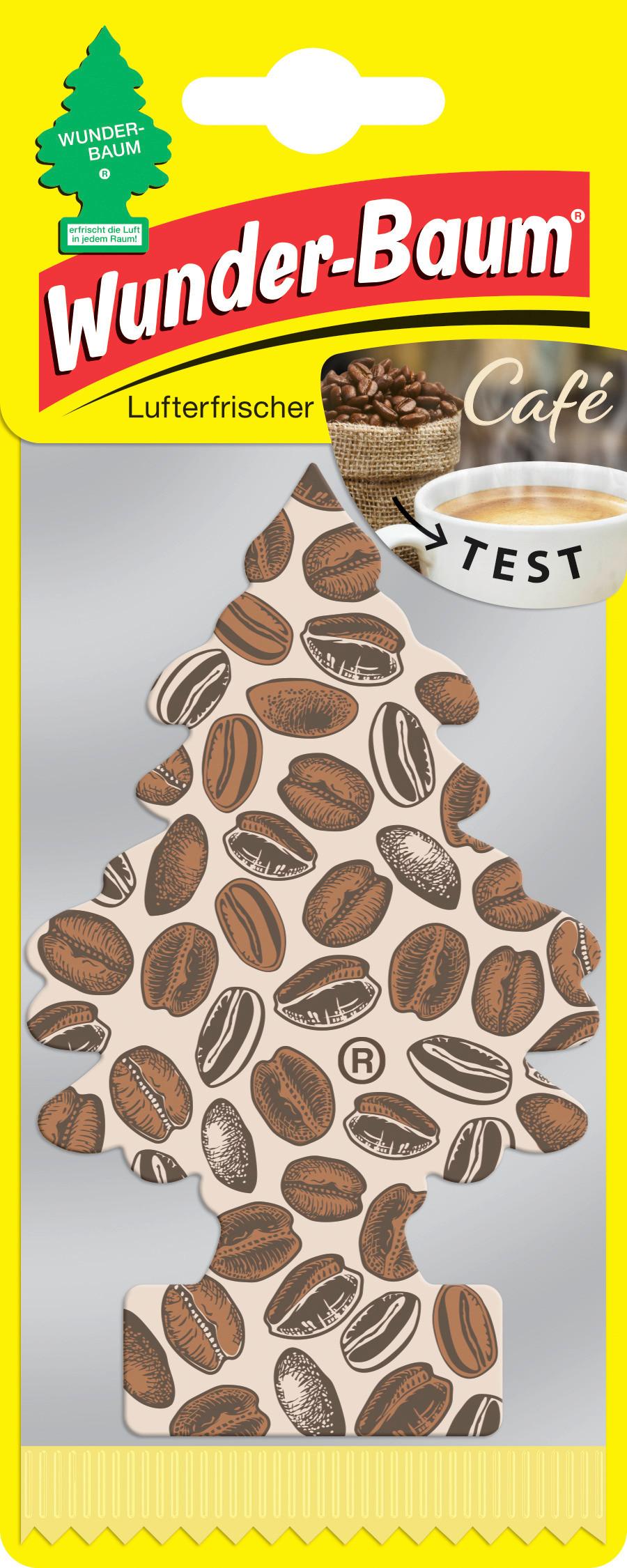 Autóillatosító Wunderbaum Café - barna, papír (8cm)