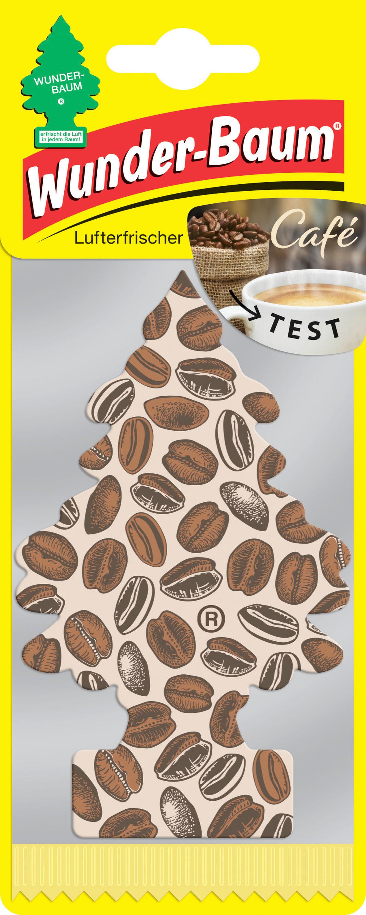 Autóillatosító Wunderbaum Café - barna, papír (8cm)