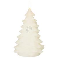 LED-Kerze TREE - Weiss, Paraffin (11/17/11cm)