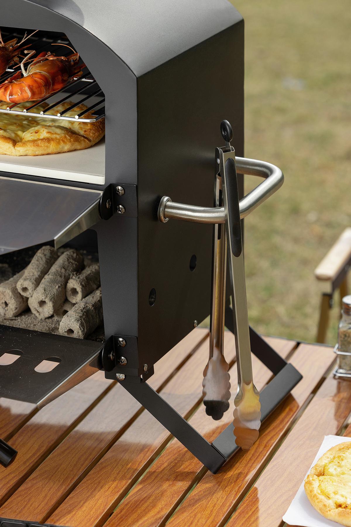 PIEC DO PIZZY CPO-12363 - czarny, Konventionell, metal (72/34/31cm) - Ambia Garden