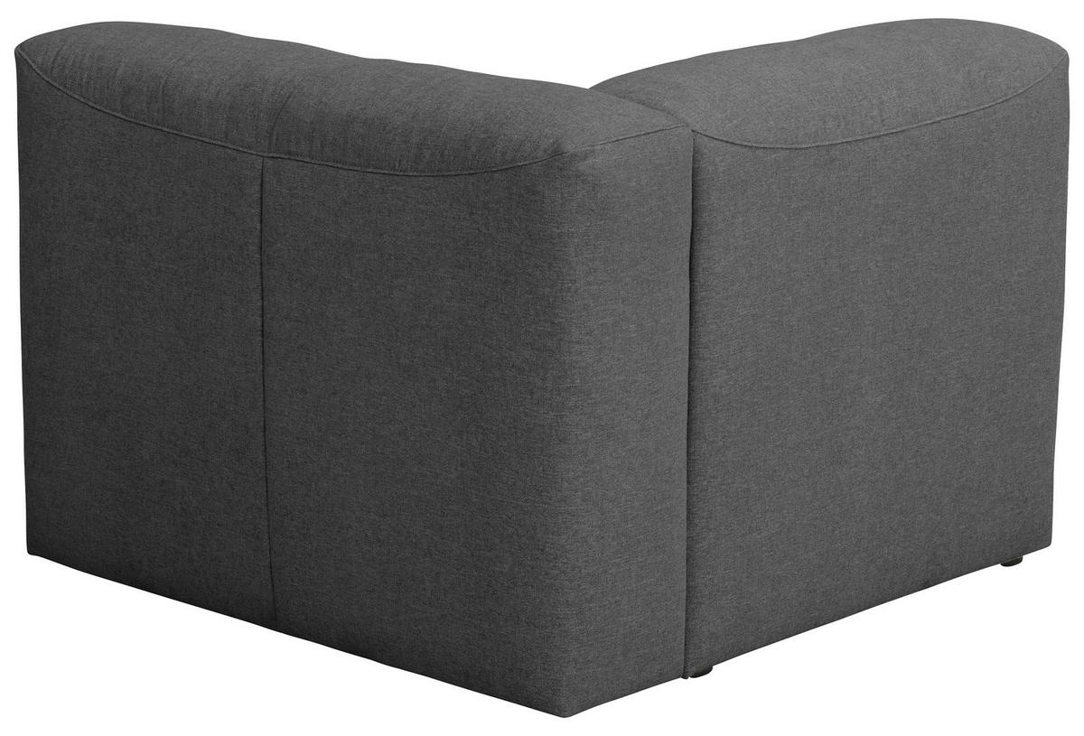 SOFAELEMENT LENA - Anthrazit, Design, Kunststoff/Textil (100/73/100cm) - Max Winzer