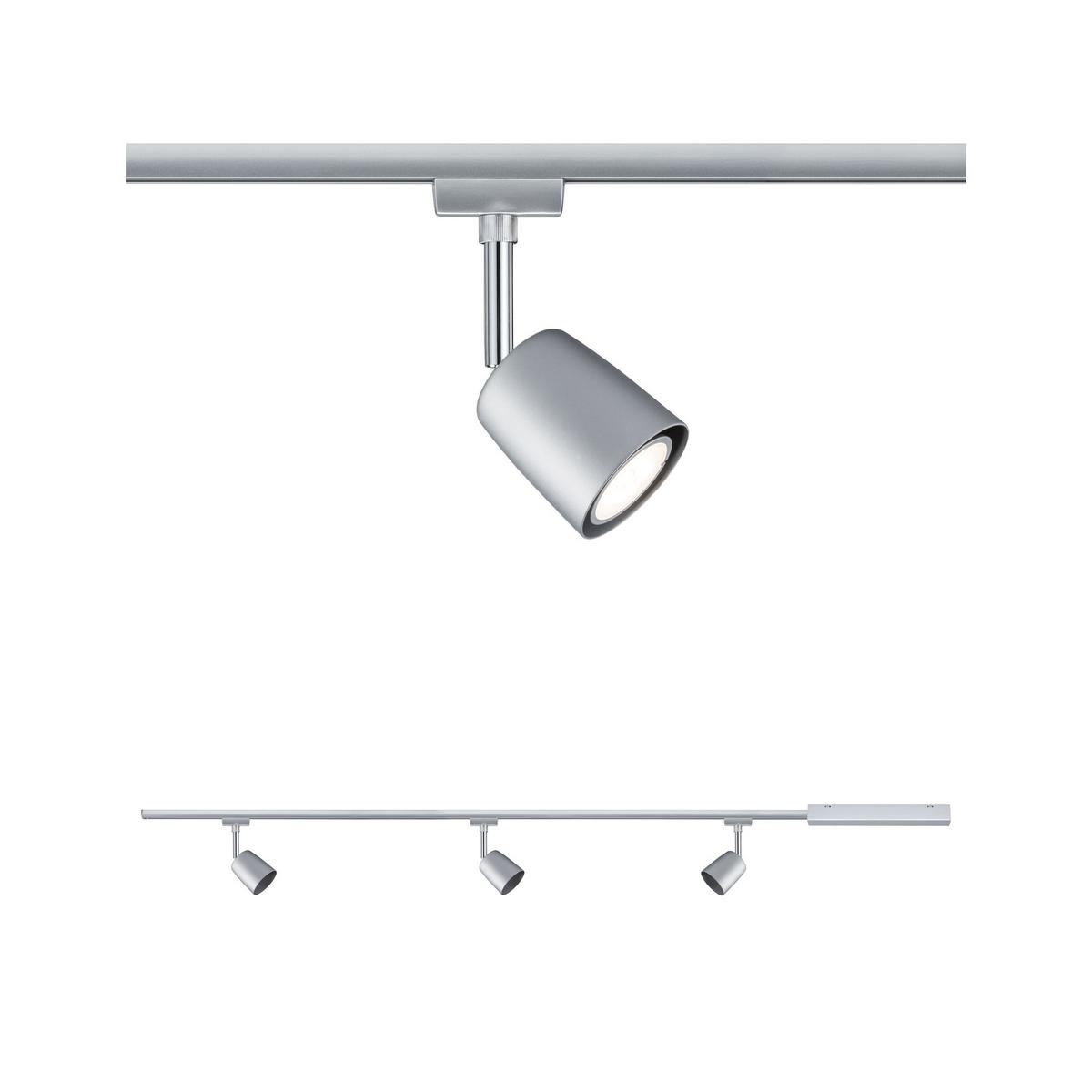 Schienensystem-Strahler Starter Set Cover max. 10 Watt - Design (120cm) - Paulmann