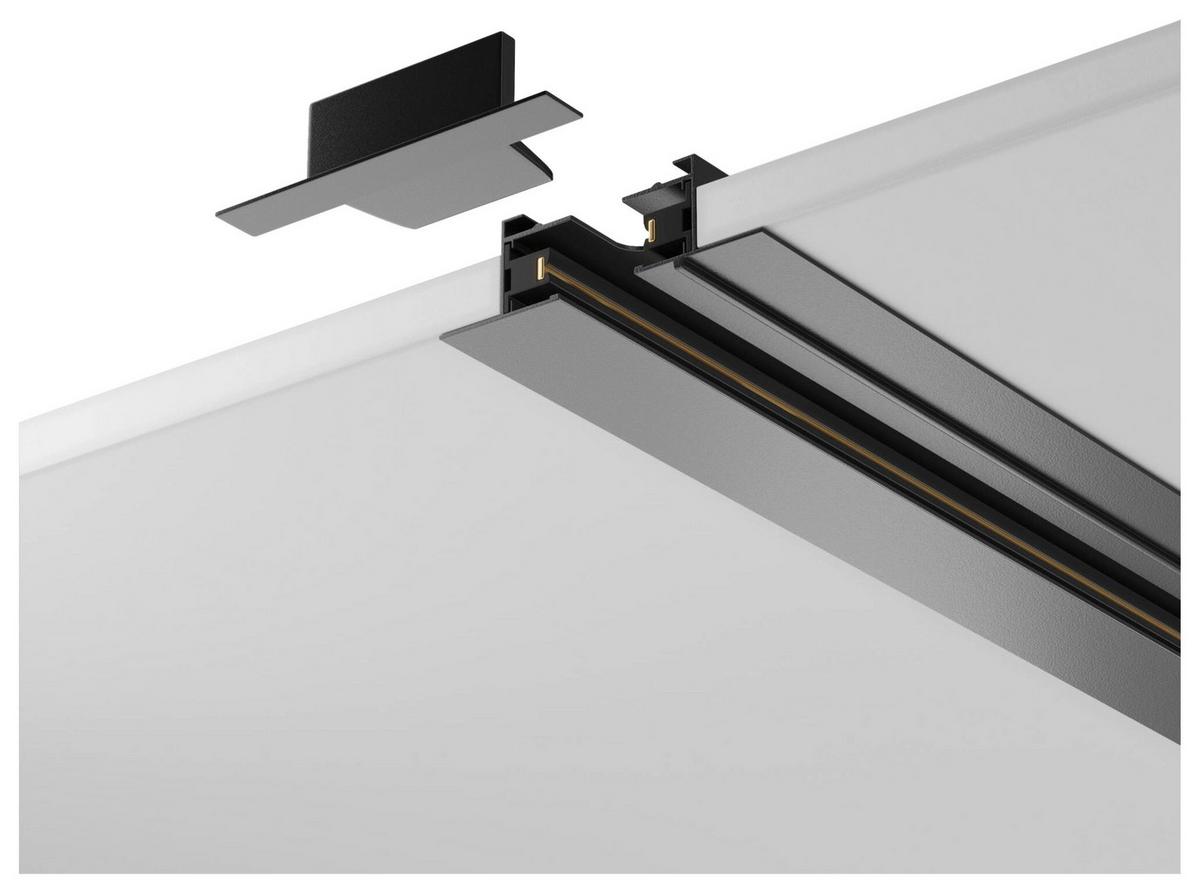 Schienensystem Track System Unity Schwarz max. 230 Watt - Schwarz, Basics, Metall (6/2/200cm) - MAYTONI