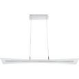 Led Hängeleuchte Rufus - Chromfarben, MODERN, Glas/Metall (100/15/120cm) - PREMIUM LIVING