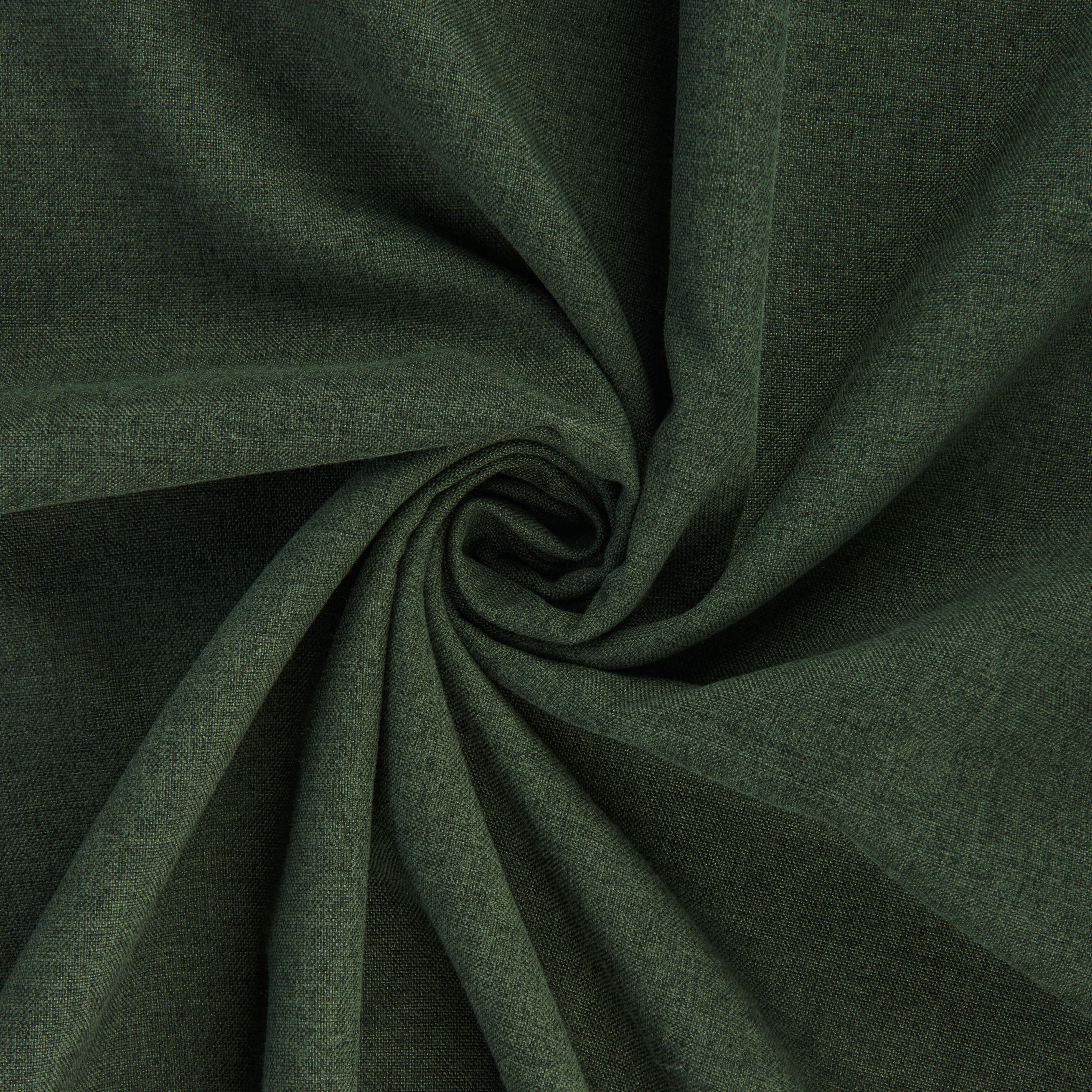 Fertigvorhang Ulrich in Dunkelgrün ca. 135x245cm - Dunkelgrün, Textil (135/245cm) - Modern Living