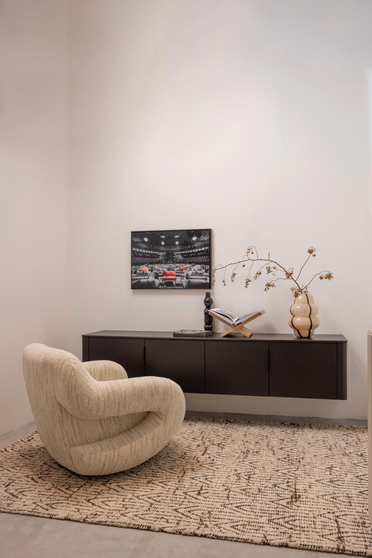 LOWBOARD Gunnar Schwarz B: 200cm - Schwarz, Design, Holz/Metall (200/56/44cm) - Livetastic