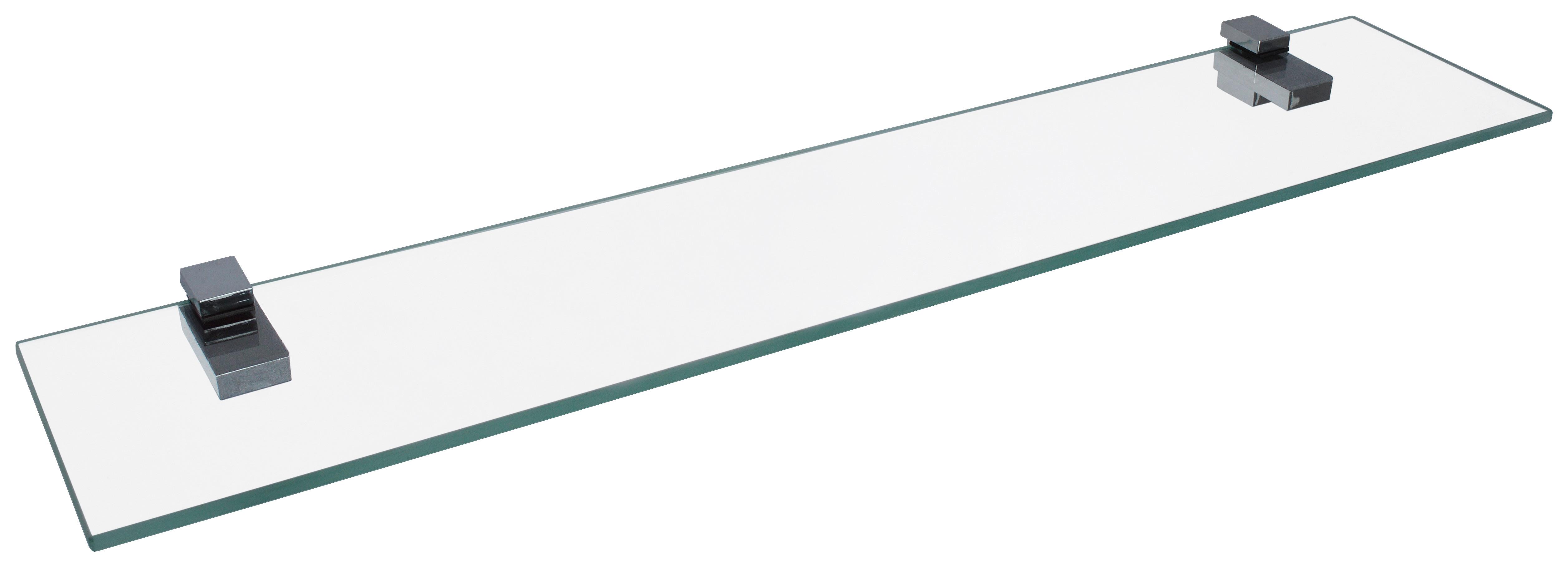 Glasablage Bath II B: 60 cm Transparent - Transparent, Basics, Glas (60/12cm) - MID.YOU