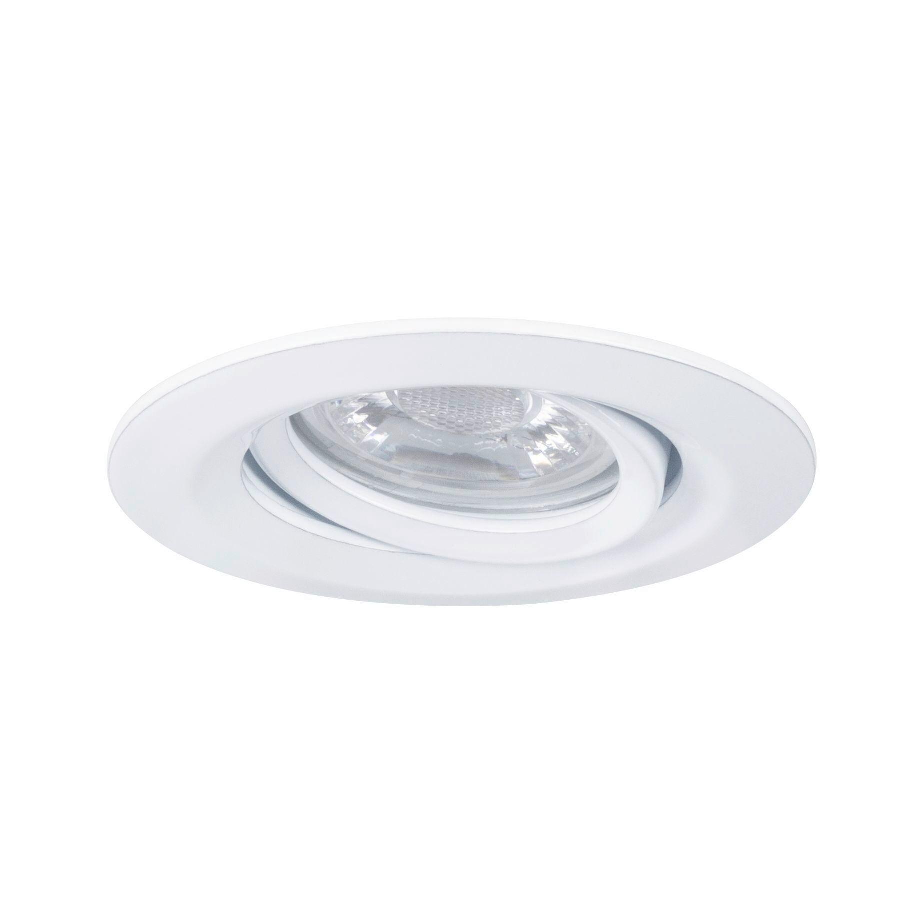 Deckenleuchte Nova mini in Weiß/Alufarben max. 4,2 W - Design (6,6/6,6/3,5cm) - Paulmann