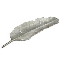 Dekoschale Wl7.687 - Silberfarben, Design, Metall (60/18/4cm) - Livetastic