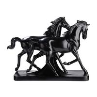 Dekopferd Luna & Casanova Schwarz - Schwarz, Basics, Kunststoff (33,5/27/12,5cm)