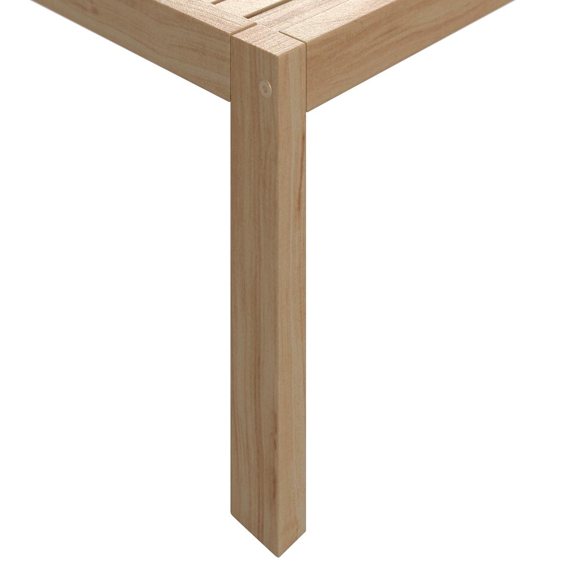 Loungegarnitur Effie Hellgrau Holz/Textil - Hellgrau, Modern, Holz/Kunststoff (124/64,5/63,5cm) - Bessagi Garden