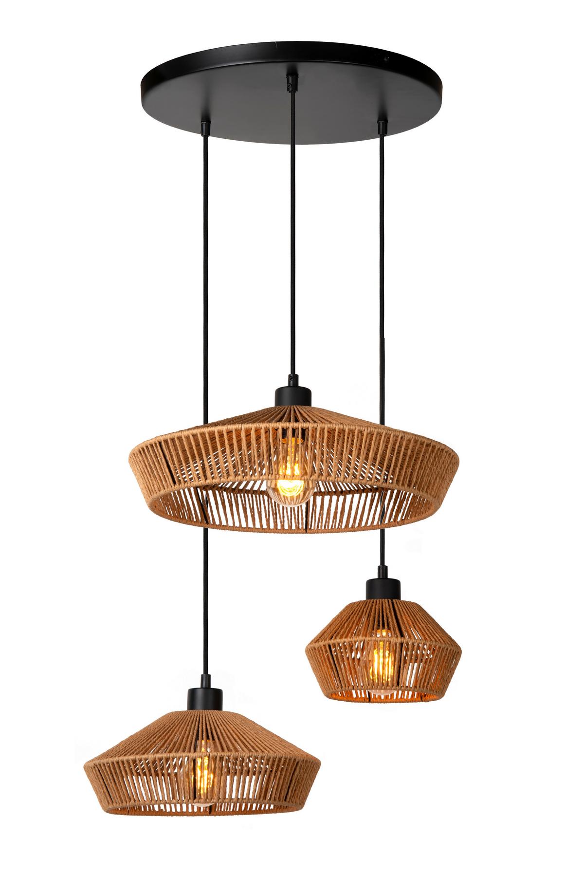 Pendelleuchte 10413/03/72 Yunkai - Lifestyle, Papier (60/60/145cm) - Lucide