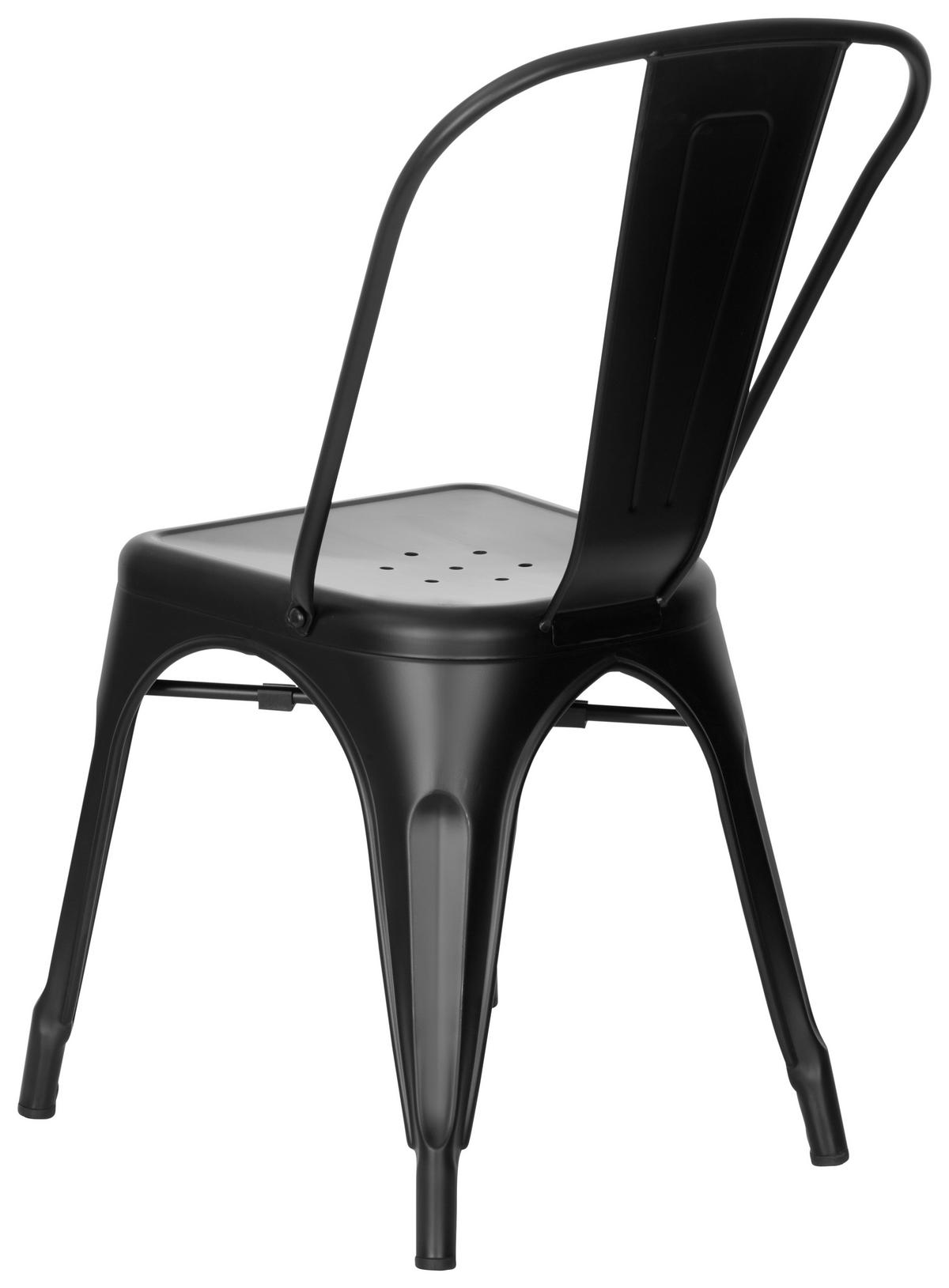 Stol Vantaggio Brush, Črna - črna, Basics, kovina (44/84/54cm) - MID.YOU
