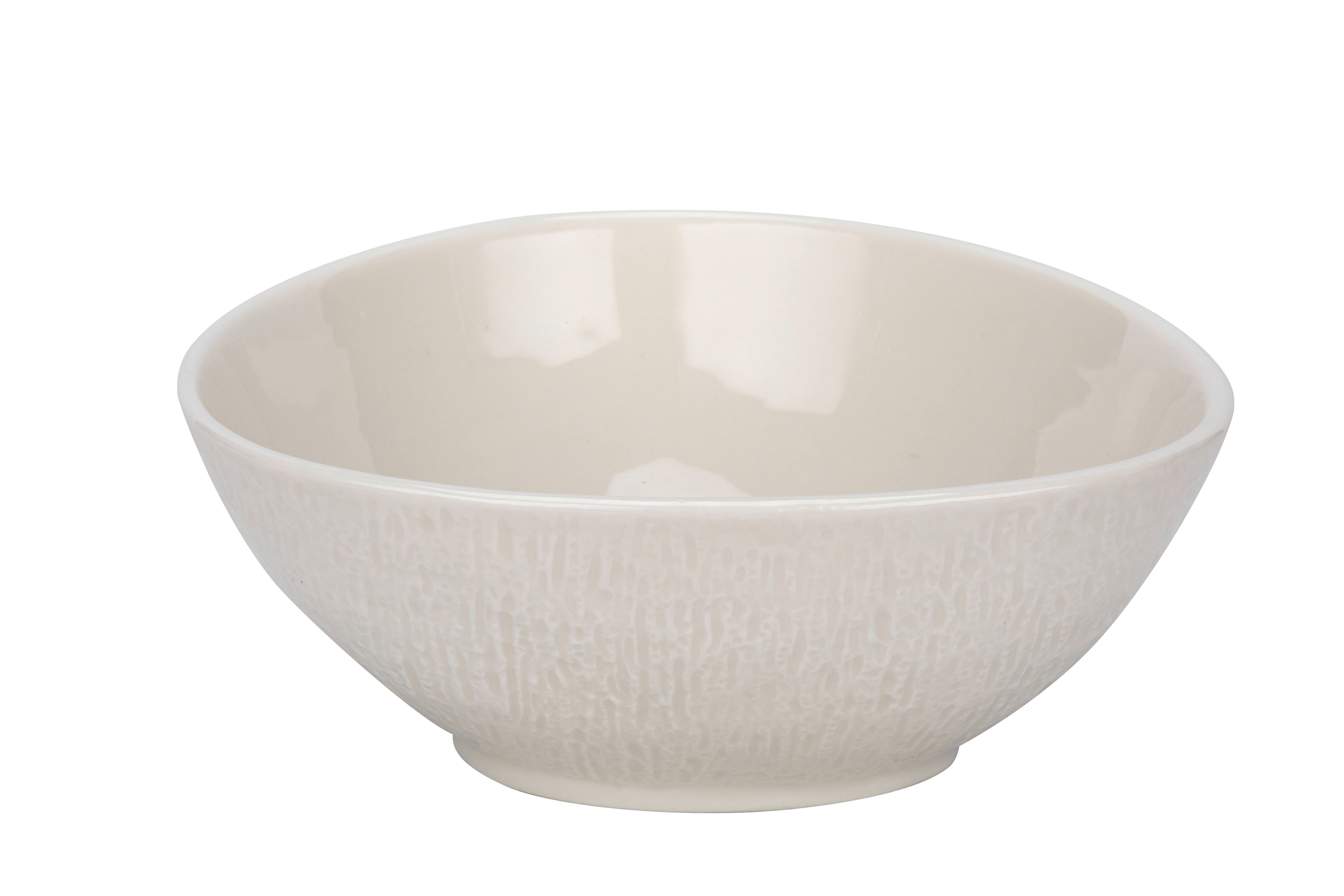 Müslischale Haruki in Weiss - Weiss, Modern, Keramik (19/17,1/6,8cm) - Mömax