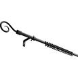Set Bare Pentru Perdele Black Night -based- - Negru, Metal (120cm) - BASED