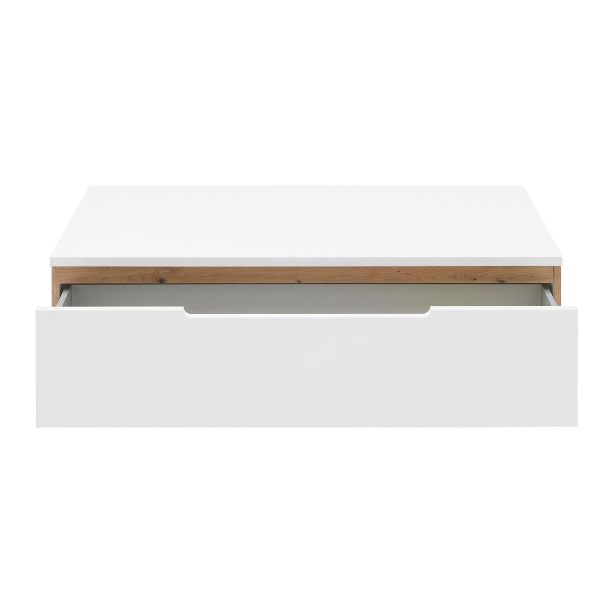 Couchtisch Dallas Weiß - Weiß, MODERN, Holzwerkstoff (110/70/36cm) - Premium Living