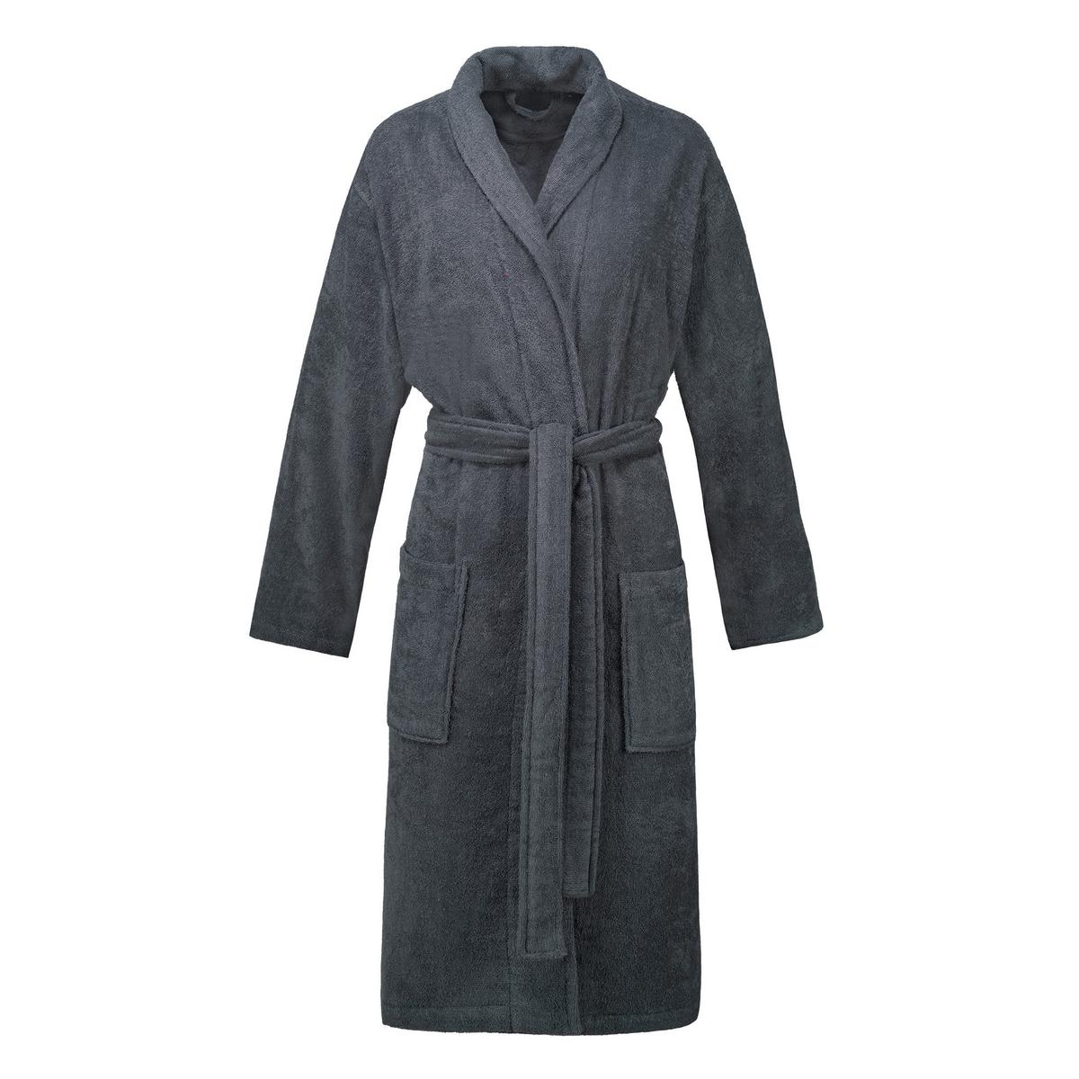 SZLAFROK KĄPIELOWY USM MONO - szary, Basics, tkanina (XLnull) - Vossen