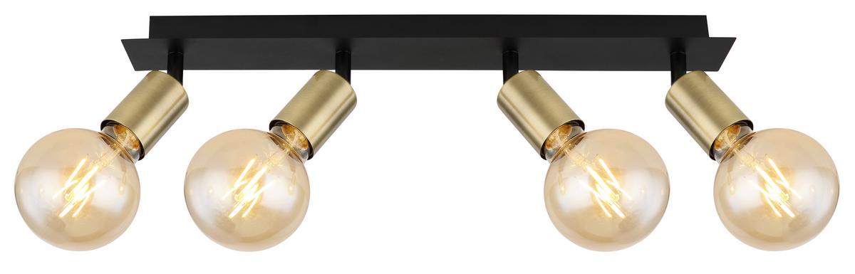 Reflektor Liliana - črna, Design, kovina (50/6/10,5cm) - Globo