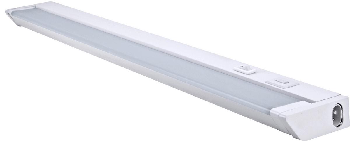 Lichtleiste max. 8 Watt - Weiß, Basics, Kunststoff (55,6/2,4/6,1cm)