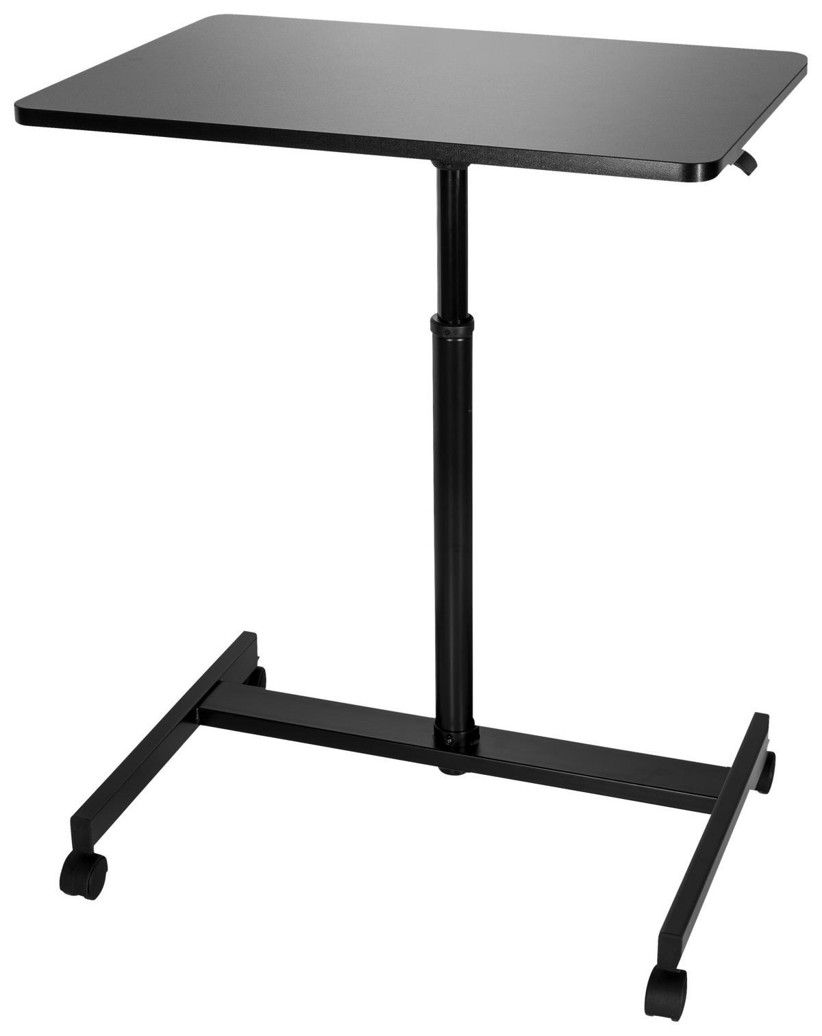 Dvižna Miza Stand Vm-su, Črna - črna, Basics, kovina/leseni material (70/48/80-114cm) - MID.YOU