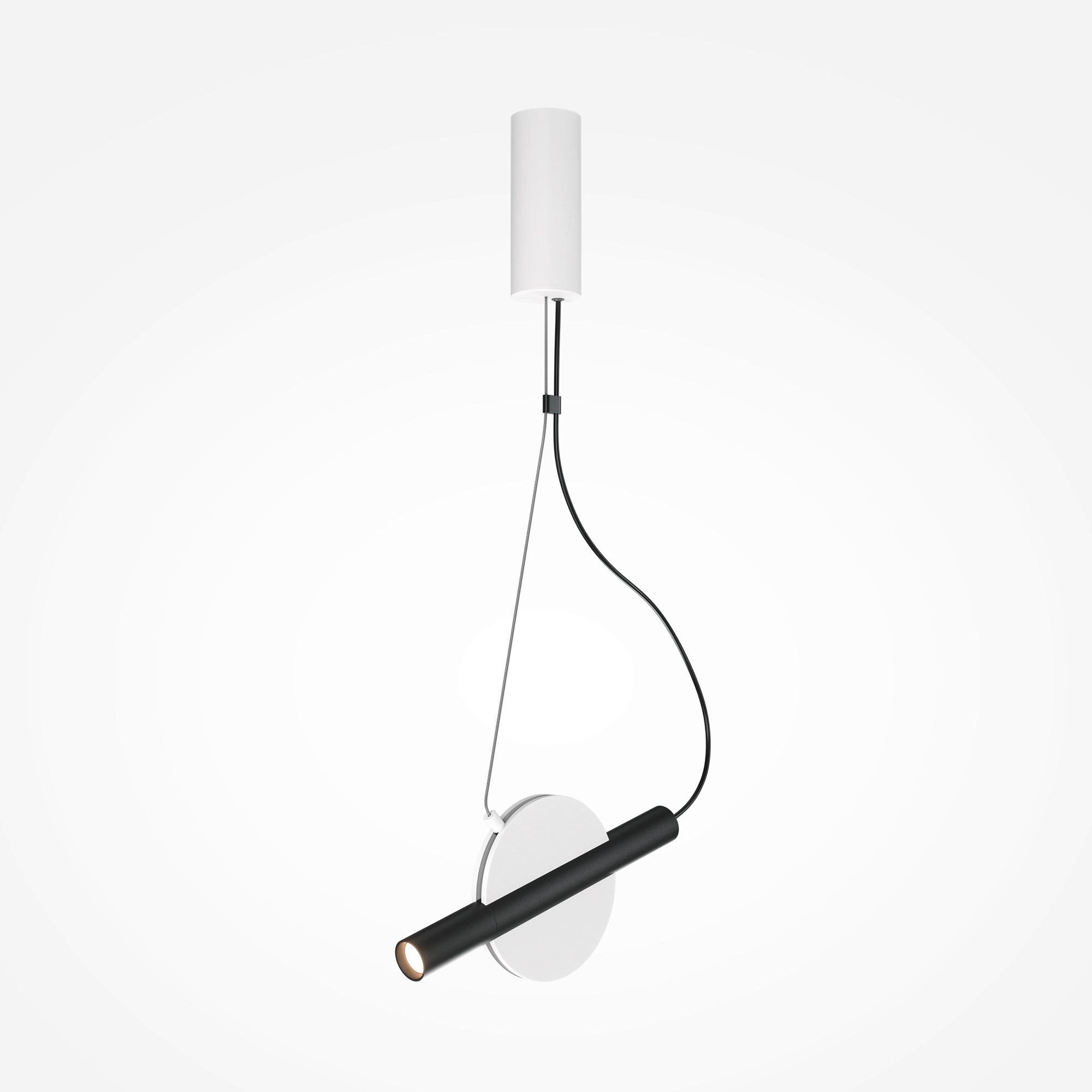 Pendelleuchte Enigma Weiß max. 5 Watt - Weiß, Trend, Metall (30/6/220cm) - MAYTONI