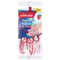 Felmosófej Vileda Supermocio Microfibre - fehér, műanyag/textil - Vileda