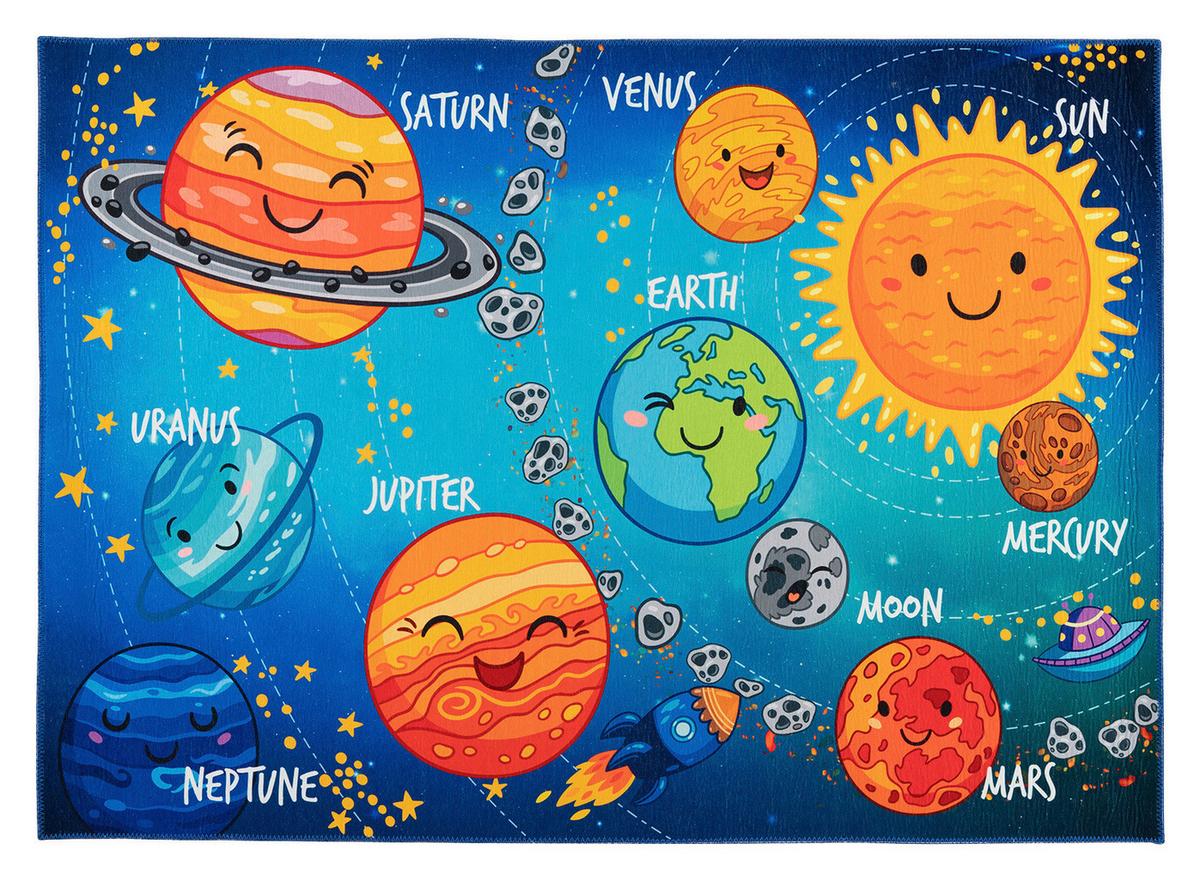 KINDERTEPPICH MY TORINO KIDS - Blau, Design, Textil (80/120cm) - Ben'n'jen