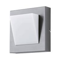 Aussenwandleuchte 94114* Calgary 1 - Weiss/Edelstahlfarben, Konventionell, Kunststoff/Metall (20/20/9,5cm) - Eglo