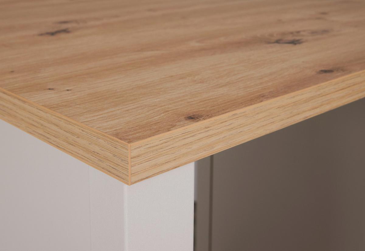 Element Za Ugradbene Uređaje Sardegna - kašmir/srebrne boje, Romantično / ladanjski, drvni materijal/metal (70/167/60cm)