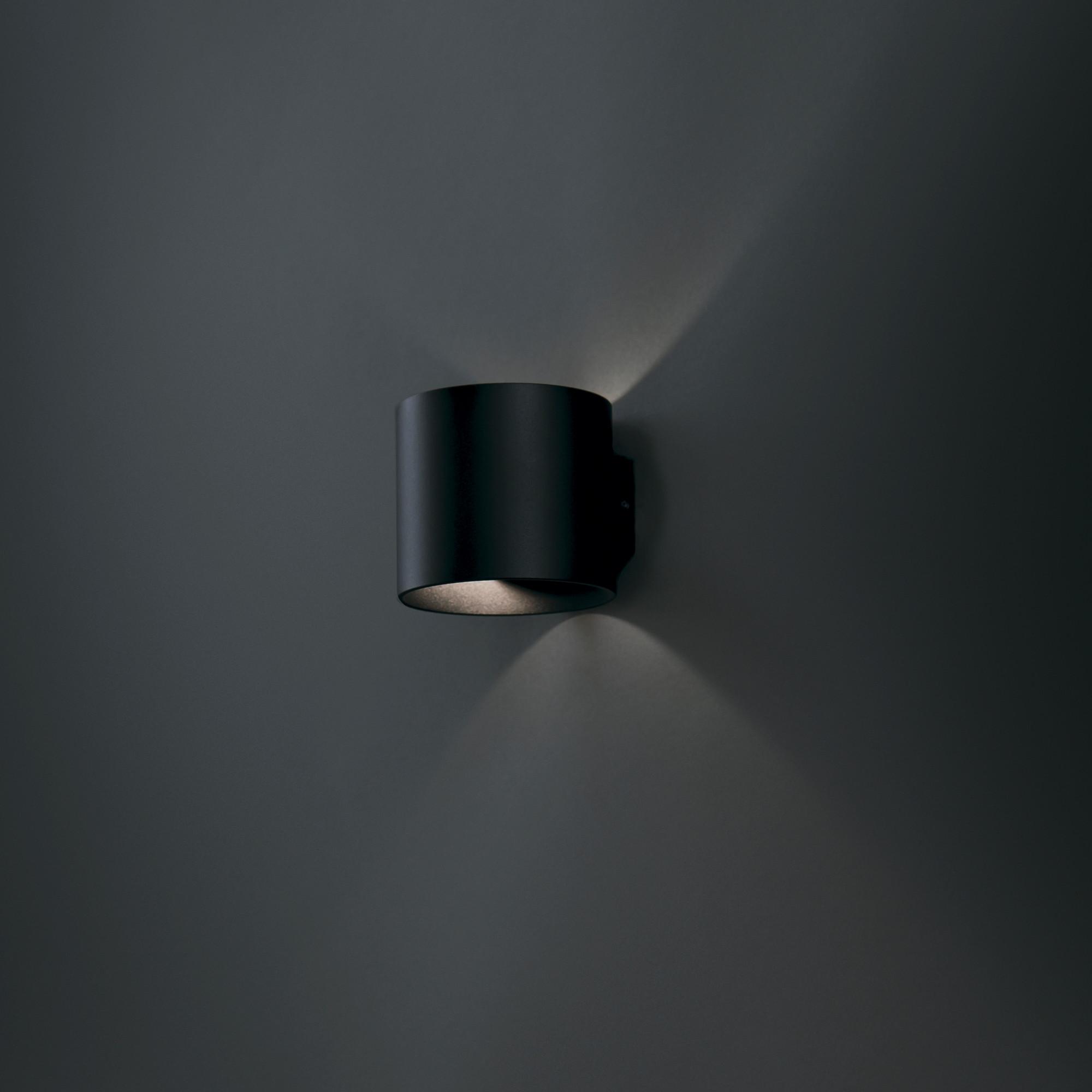 WANDLEUCHTE ROND - Schwarz, Trend, Metall (10/8.8/10cm) - MAYTONI